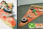 野外最秀色可餐的“披萨睡袋”